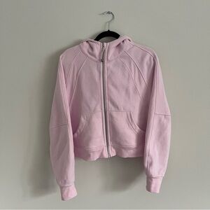 Lululemon Scuba Oversized Full Zip in Meadowsweet Pink